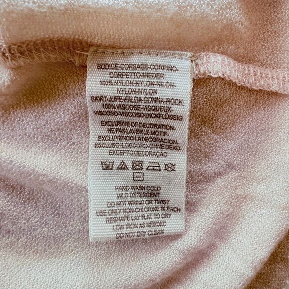 Free People Holiday to India Cap Sleeve Beaded Peplum Semi Sheer Top in Pink S - Picture 10 of 14